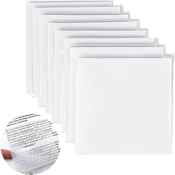 400 de Foi Transparente Sticky Note Pad , a se Vedea prin Auto-adezive Sticky Notes Tampoane pentru Carte de Adnotare, Birou, Scoala