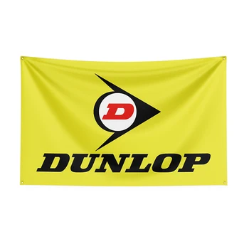 90x150cm Dunlops Pavilion Poliester Imprimate Masina de Curse Banner Pentru Decor1