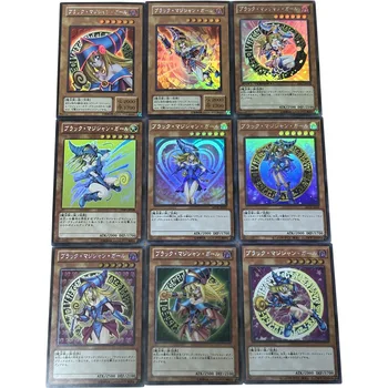 9Pcs/set Yu-Gi-Oh! Inchis Magician Fata De Seria Carduri Flash Joc Clasic Anime Colecție De Cărți Diy Cadou Jucarii