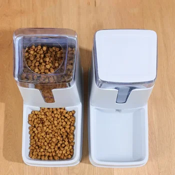 Alimentare Detașabil Automat Distribuitor De Apă De Alimentare De Capacitate Mare Fantana Pisica Gatos Câine Alimentator Consumabile Pentru Animale De Companie