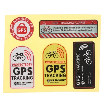 De URMĂRIRE GPS Alarma Autocolant Reflectorizant Biciclete eticheta de Avertizare Anti-Furt Decal Pentru Motocicleta Scuter Masina