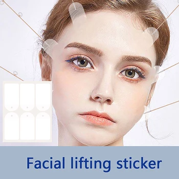 Invizibil Față Subțire Autocolant în formă de V Rapid de Ridicare Lifting facial Gât, Ochi, Bărbie Dublă Ridurile Machiaj Bandă