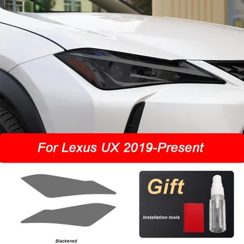 Masina Faruri Folie de Protectie Pentru Lexus UX UX250h UX200 2019 2020 Față de Lumină Transparent Negru Afumat TPU Autocolant Accesorii