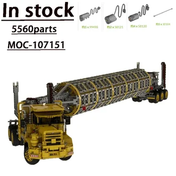 MOC-107151 Oraș Distanta Mare CapacityTransportation Mașină AssemblyBuildingBlockModel5560Parts Copii'sbirthday Toygift