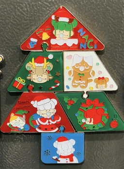 Nanci Crăciun Serie de Magneți de Frigider de Acțiune Figura Păpuși Jucarii de Cadouri de Crăciun pentru Copii Fete Drăguț Frigider Ornament Colecta
