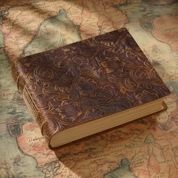 Notebook Piele Vintage Notebook Jurnal De Creație Notebook Manual Carte Schiță De Vacă Carte