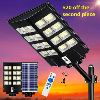 Nou Integrat cu LED-uri Lampă Solară IP67 rezistent la apa Proiectoare de Protecție la Trăsnet Comerciale Parcare Lumina Lumina Solara Garaj