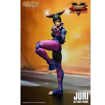 Original Furtuna De Colecție Street Fighter V: Champion Edition Juri Han 1/12 Scară De Acțiune Figura De Colectare Model De Jucărie Cadou