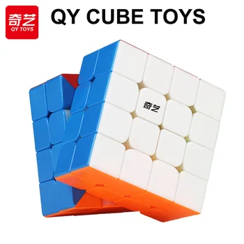 QiYi Speedcube 4x4x4 Qiyuan Cub Magic Profesionale 4x4 Viteza Puzzle 4×4 Copii Frământa Jucărie AA Original Cubo Magico pentru Jocuri