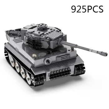 Război mondial Germania Tanc Panzerkampfwagen VI Ausf. E Tiger I Militare 2.4 Ghz Control de la Distanță Modelul MOC Construi Bloc WW2 Caramida Jucarii