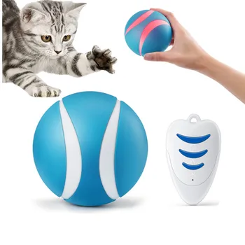 Smart Electric Câine Pisică Jucărie Reîncărcabilă 100% Automate și Interactive de Rotație Minge cu LED-uri Impermeabil Jucării pentru animale de Companie Câine, Pisică Produse