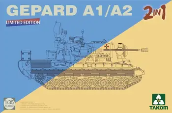 Takom 2044X 1/35 Gepard Artilerie Autopropulsate A1/A2 2 in 1, ediție limitată